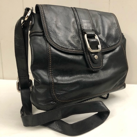 Fossil Handbags - FOSSIL Leather Crossbody Shoulder Bag